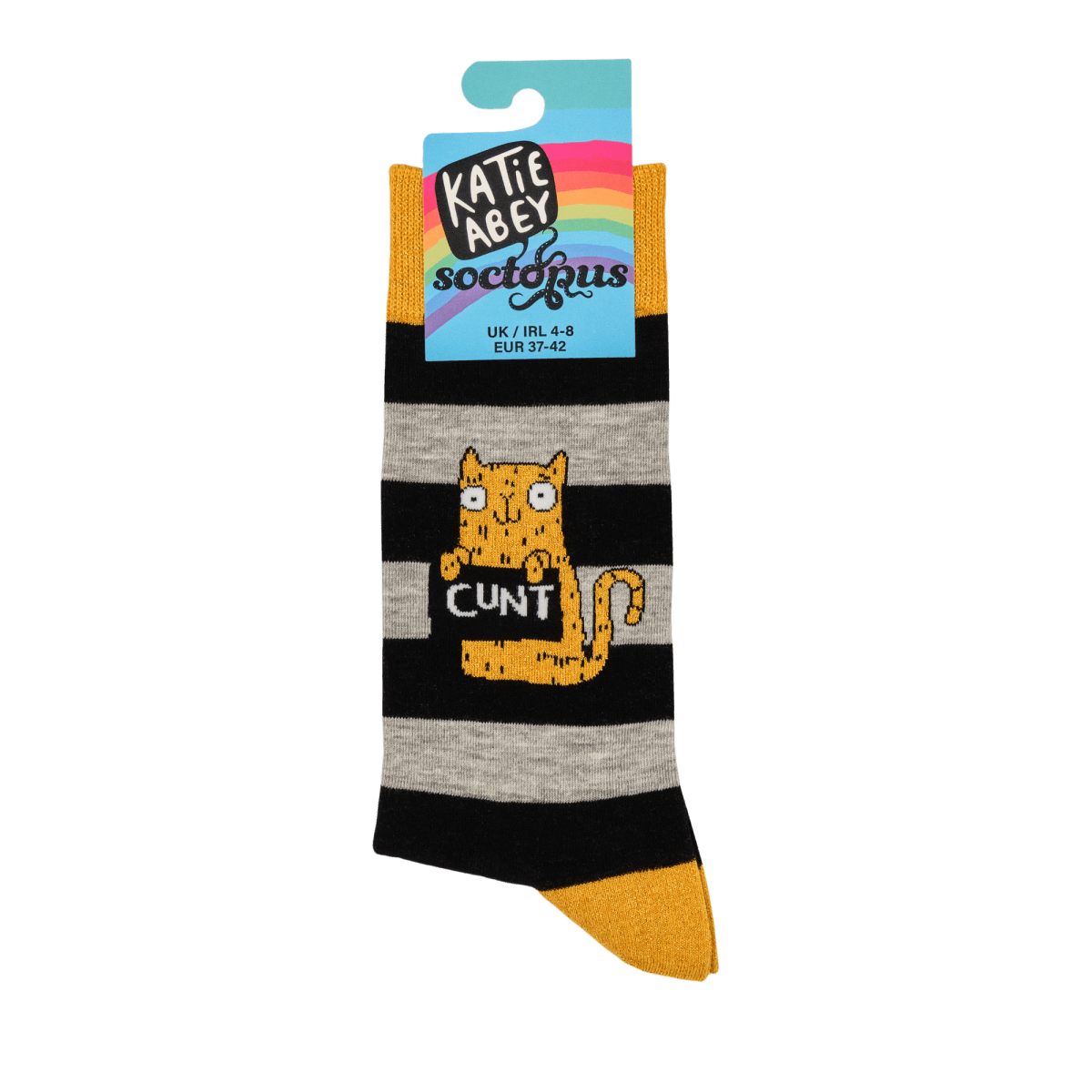 Sparkly Cunt Crew Socks - Pink Poodle Boutique - KA004L - MULTI