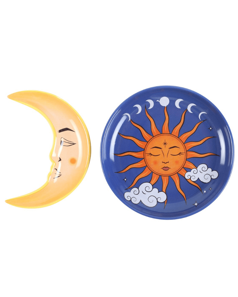 Sun & Moon Celestial Stacking Trinket Dish - Pink Poodle Boutique - CS-27524