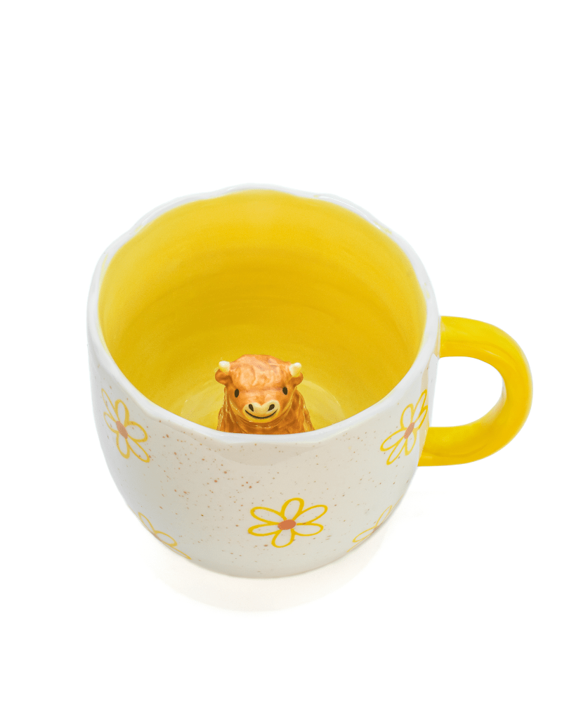 Surprise Hidden Highland Cow Mug - Pink Poodle Boutique - XDC703