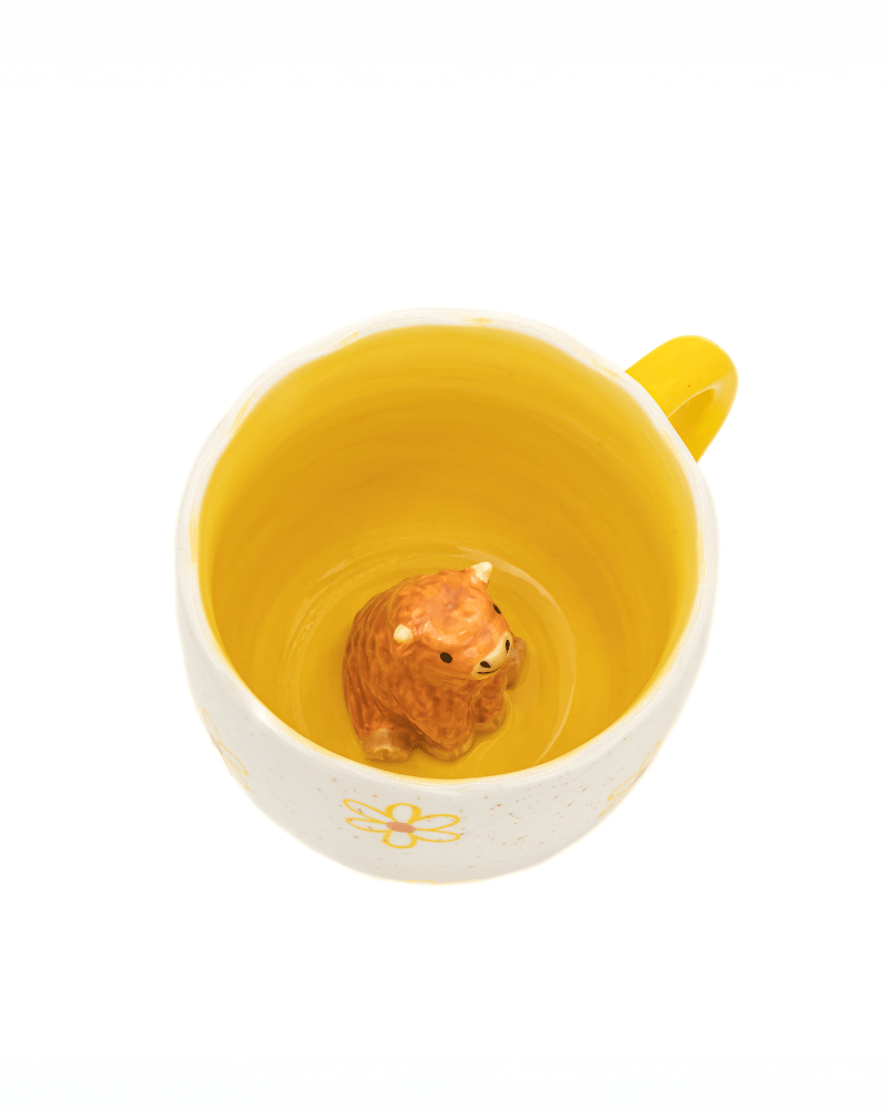 Surprise Hidden Highland Cow Mug - Pink Poodle Boutique - XDC703