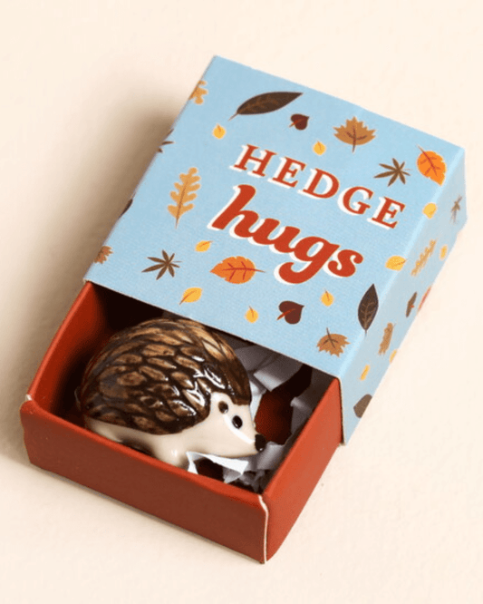 Tiny Matchbox Ceramic Tokens: Hedgehog - Pink Poodle Boutique - 80431