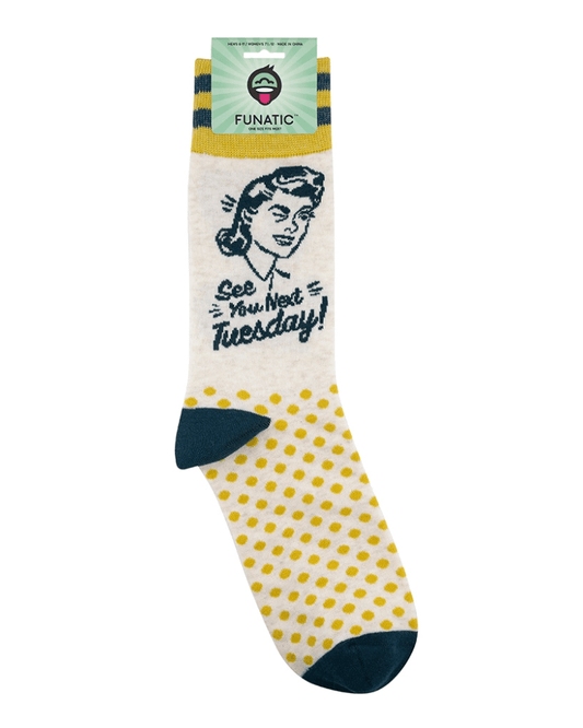 Unisex See You Next Tuesday (Cunt) Socks - Pink Poodle Boutique - 1190187