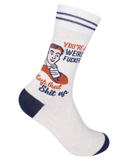Unisex You're a Weird Fucker Socks - Pink Poodle Boutique - 16210015