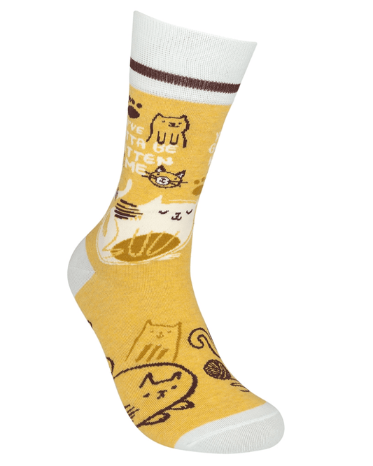 Unisex You’ve Gotta Be Kitten Me Cat Socks - Pink Poodle Boutique - 1180122