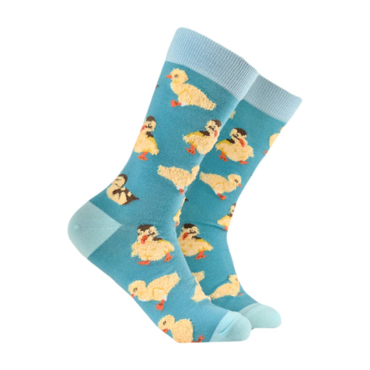 Women's Fluffy Duckling Socks - Pink Poodle Boutique - 