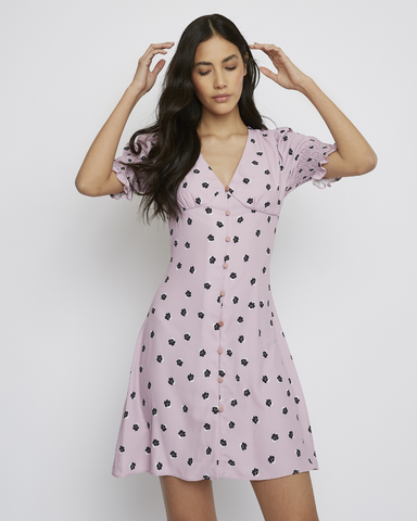 Pink Ditsy Dress