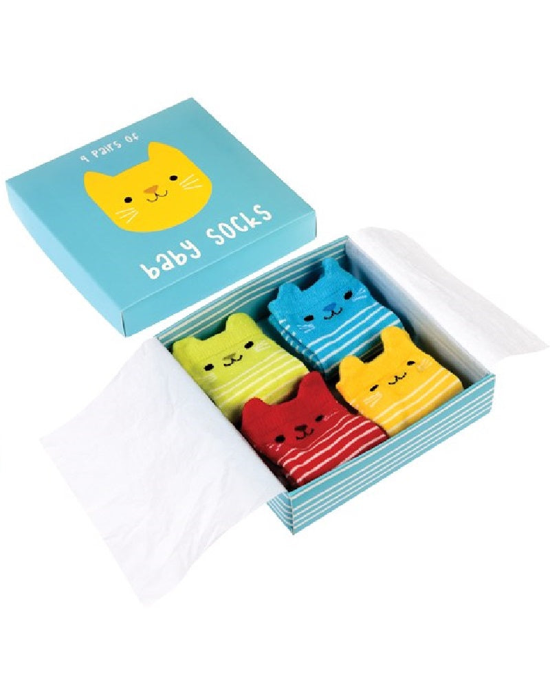 Kitten Baby Socks Pack Of 4