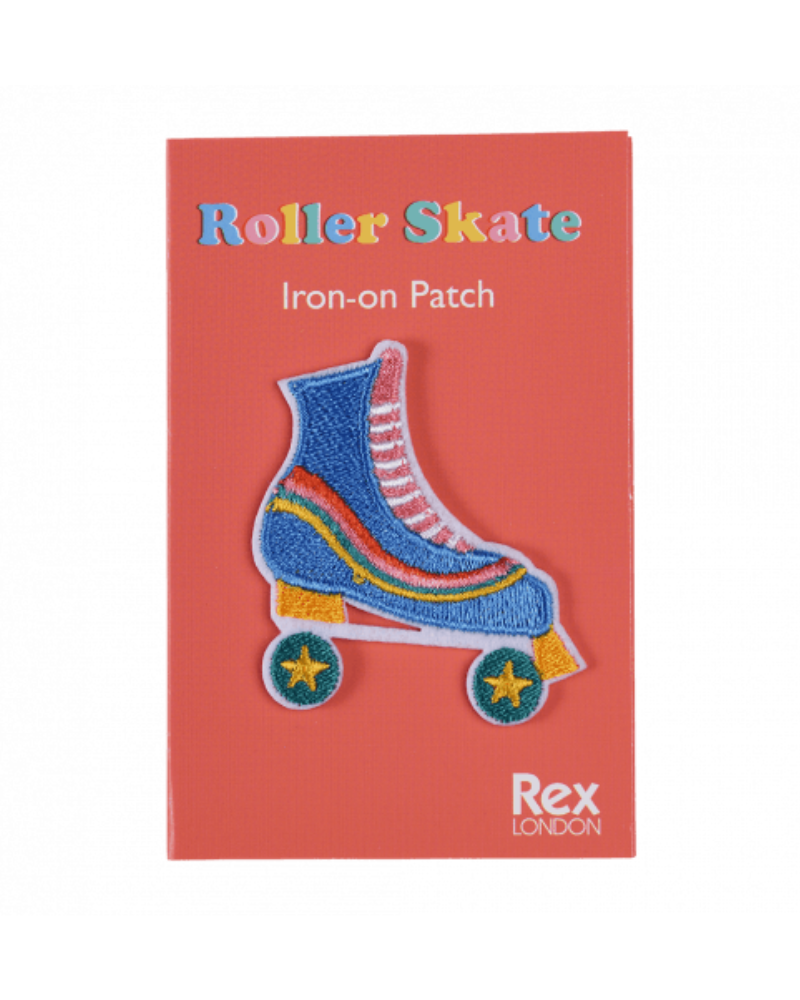 Iron On Roller Skate Patch - Rex London
