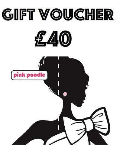 £40 Pink Poodle In Store Gift Voucher
