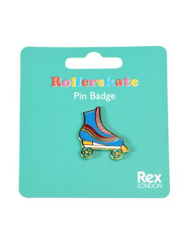 Roller Skate Pin Badge - Rex London