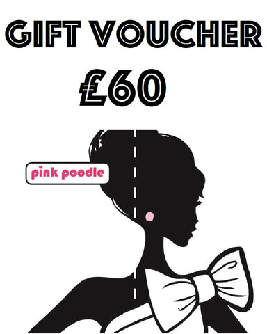 £60 Pink Poodle In Store Gift Voucher