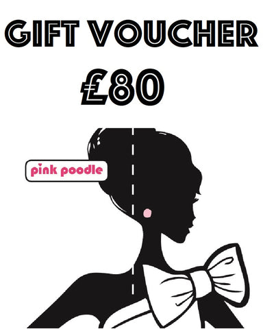 £80 Pink Poodle In Store Gift Voucher