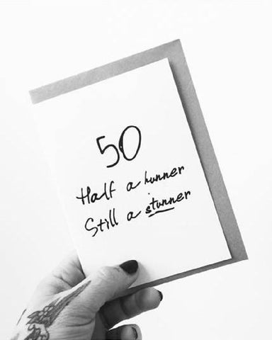 50th Birthday Card