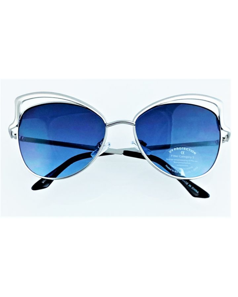 Blue Cat Eye Sunglasses