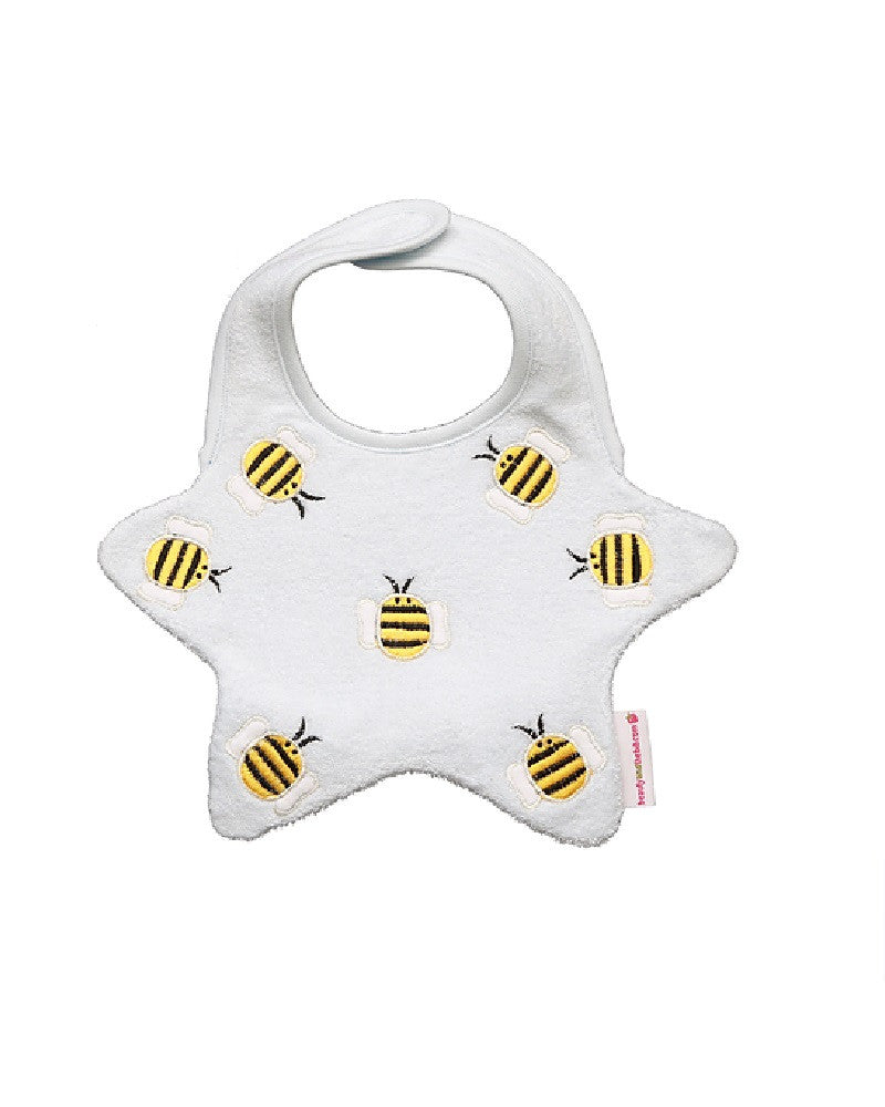 Blue Bee Star Bib