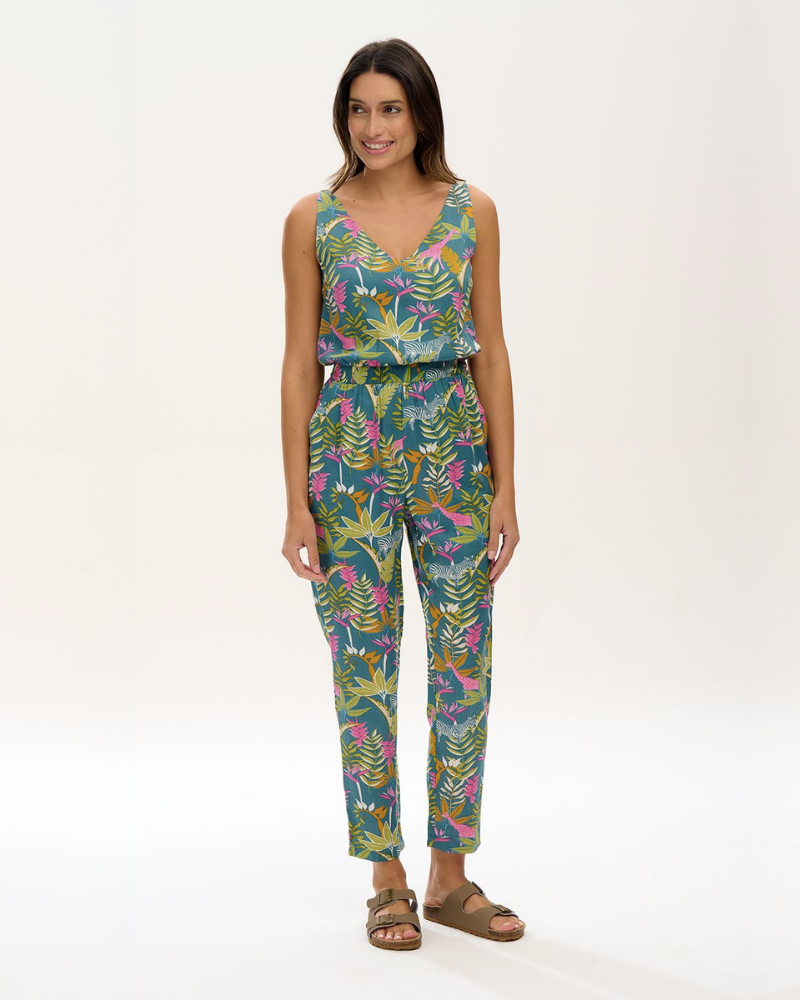 Carly Tropical Paradise Jumpsuit Sugarhill Brighton