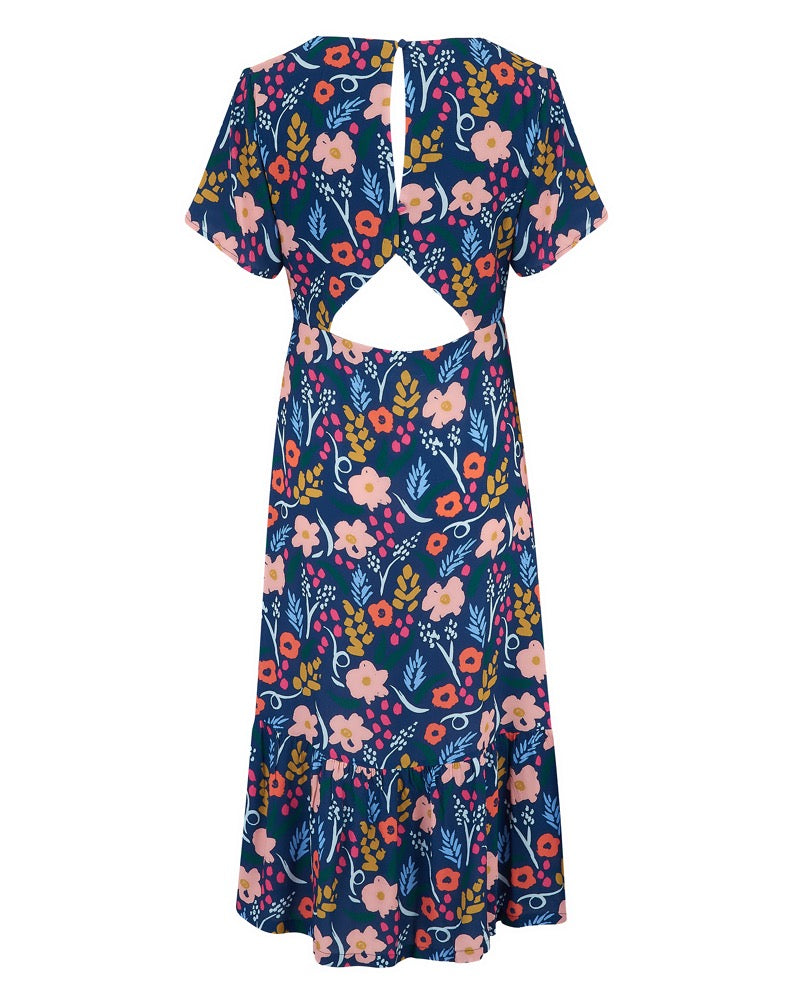 Painted Flowers Alessandra Dress By Sugarhill Boutique