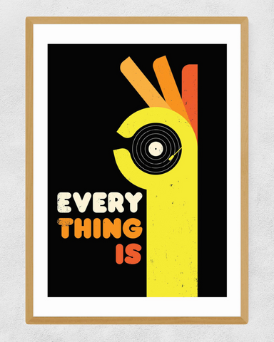 Everything Is OK Art Print By Dale Edwin Murray