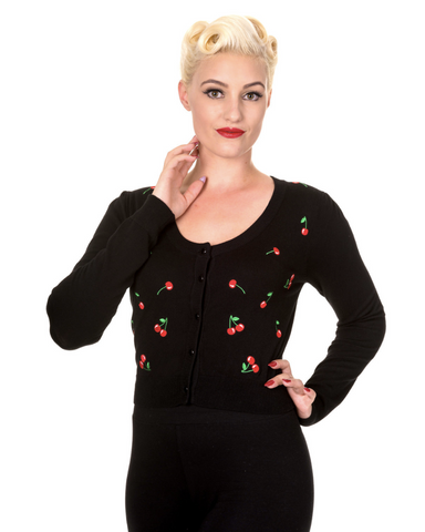 Drive Me Crazy Cherry Cardigan