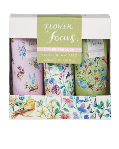 Flower Focus Hand Cream Trio