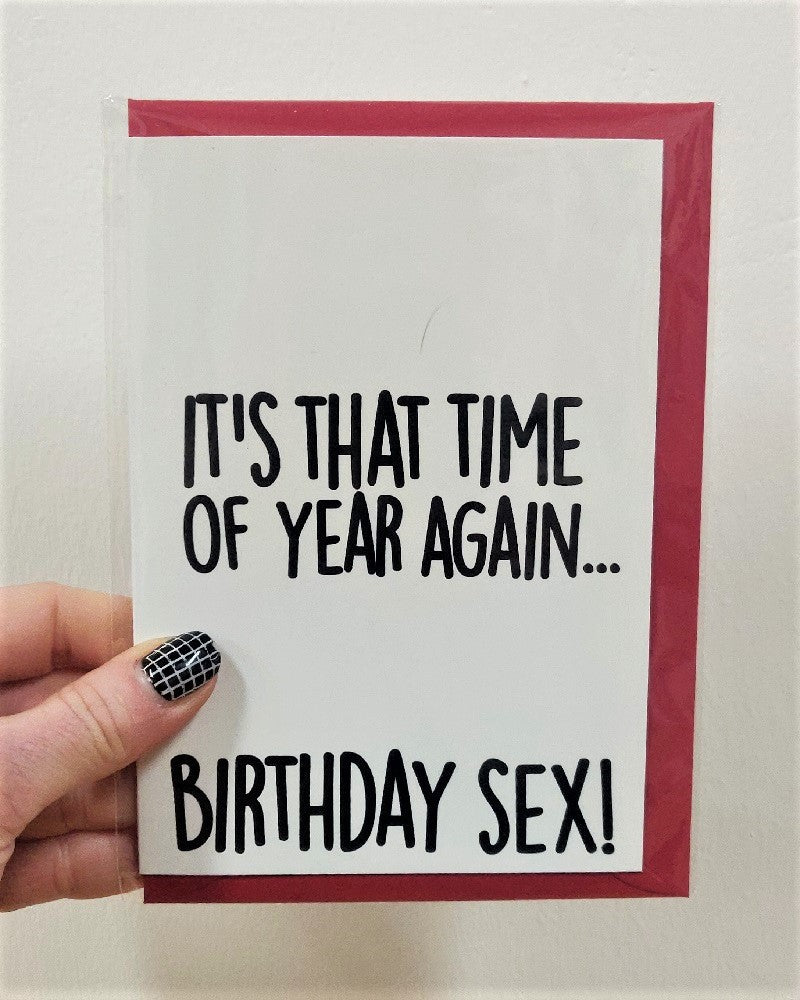 Birthday Sex Card