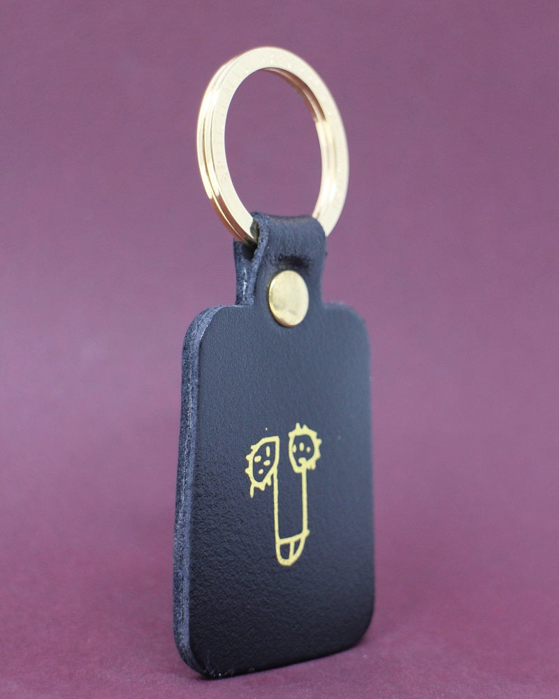 Willy Leather Keyring By Ark Colour Design