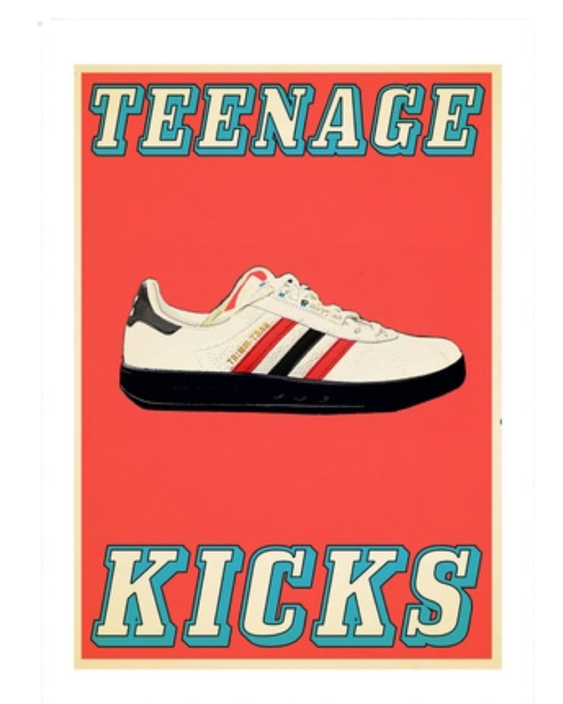 Teenage Kicks The Undertones A3 Art Print