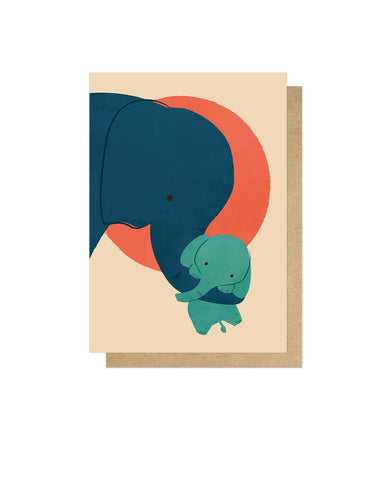 Baby Elephant Card