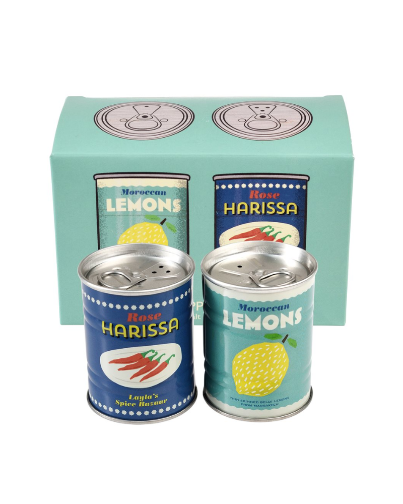 Lemon & Harissa Salt & Pepper Set