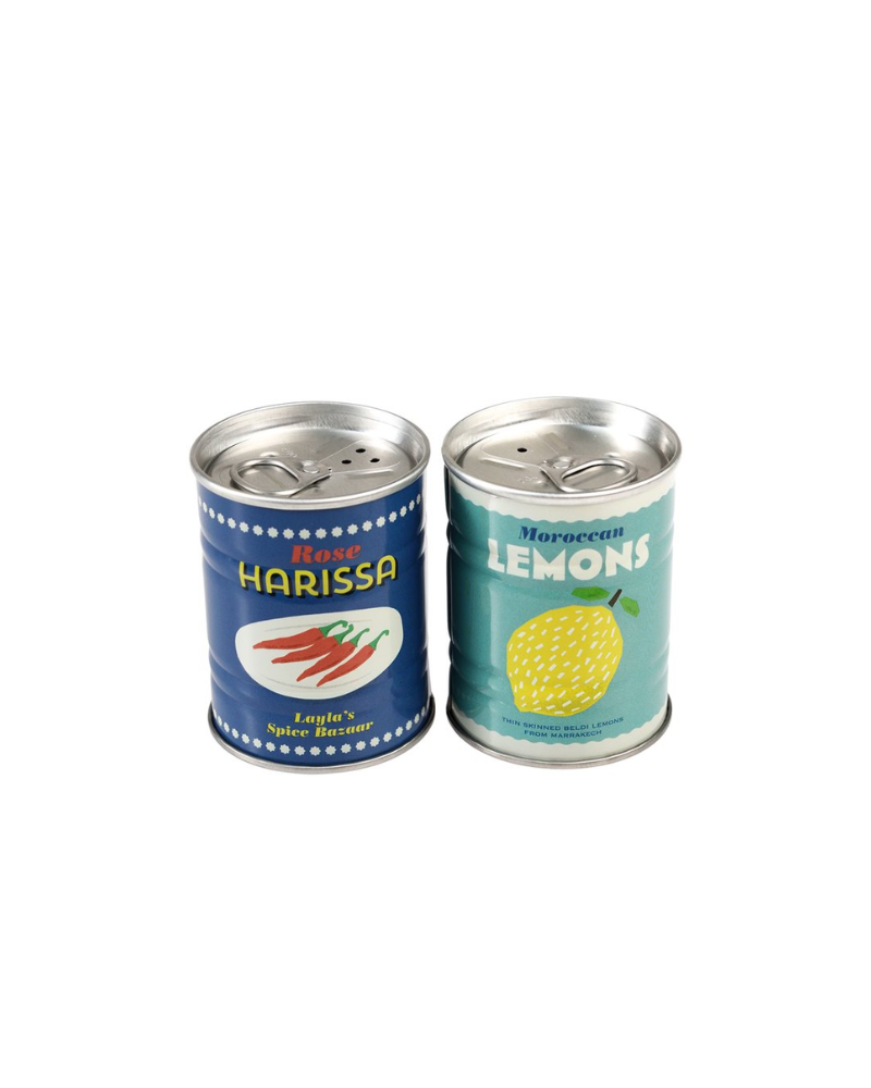 Lemon & Harissa Salt & Pepper Set