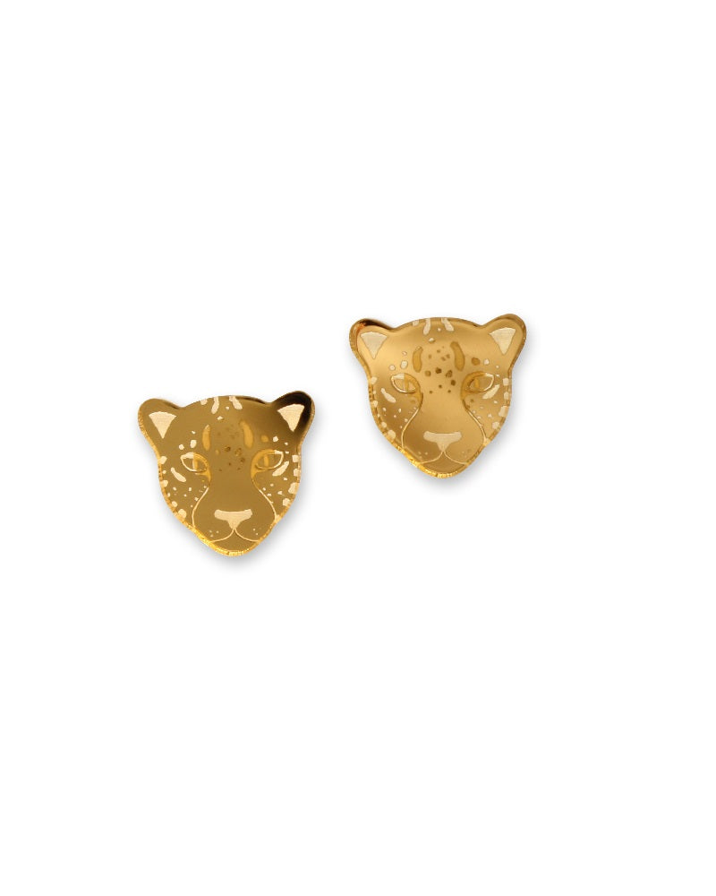 Leopard Stud Earrings
