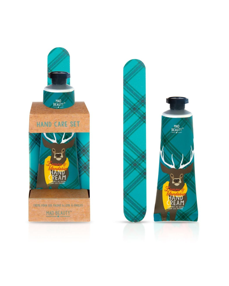 Scottish Stag Deer Lemon and Mandarin Scented Hand Care Set