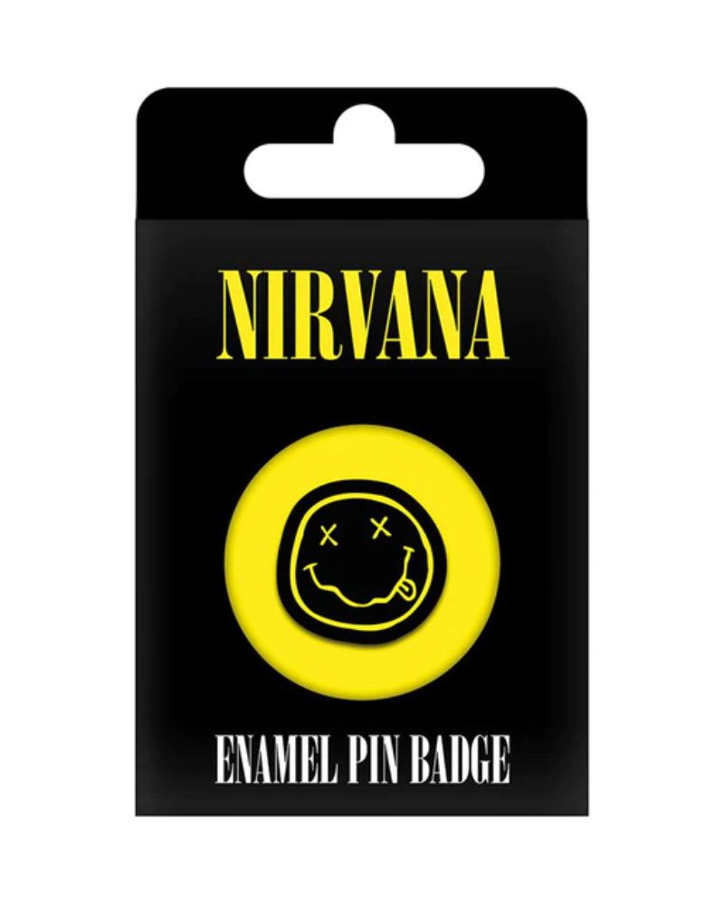 Nirvana Smiley Enamel Pin Badge