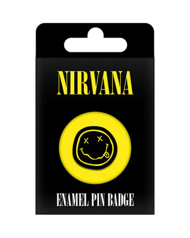 Nirvana Smiley Enamel Pin Badge