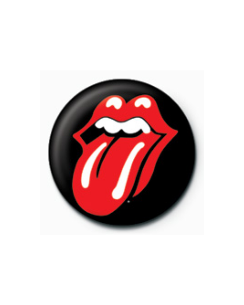Rolling Stones Lips Button Badge