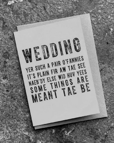 Wedding Poetry Card