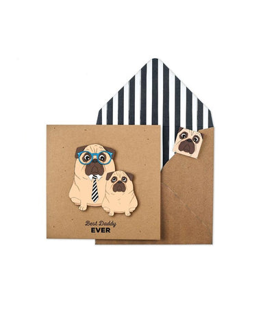 Best Daddy Ever Pug And Son