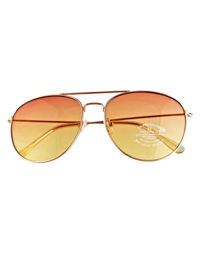 Two Tone Mirrored Sunglasses