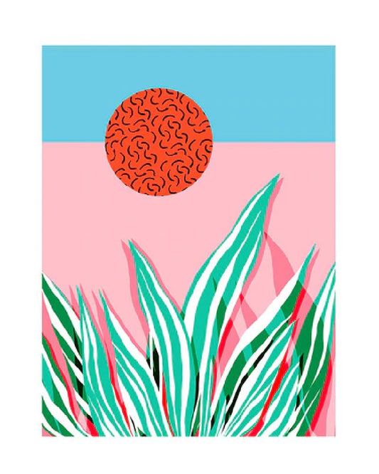 Wacka Freakin Tropical Art Print