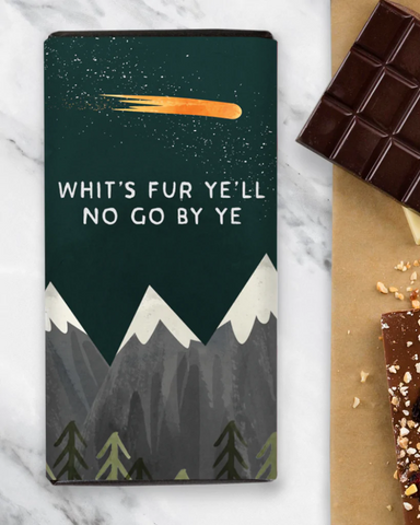 Whit's Fur Ye Scottish Chocolate Bar Artist Collab