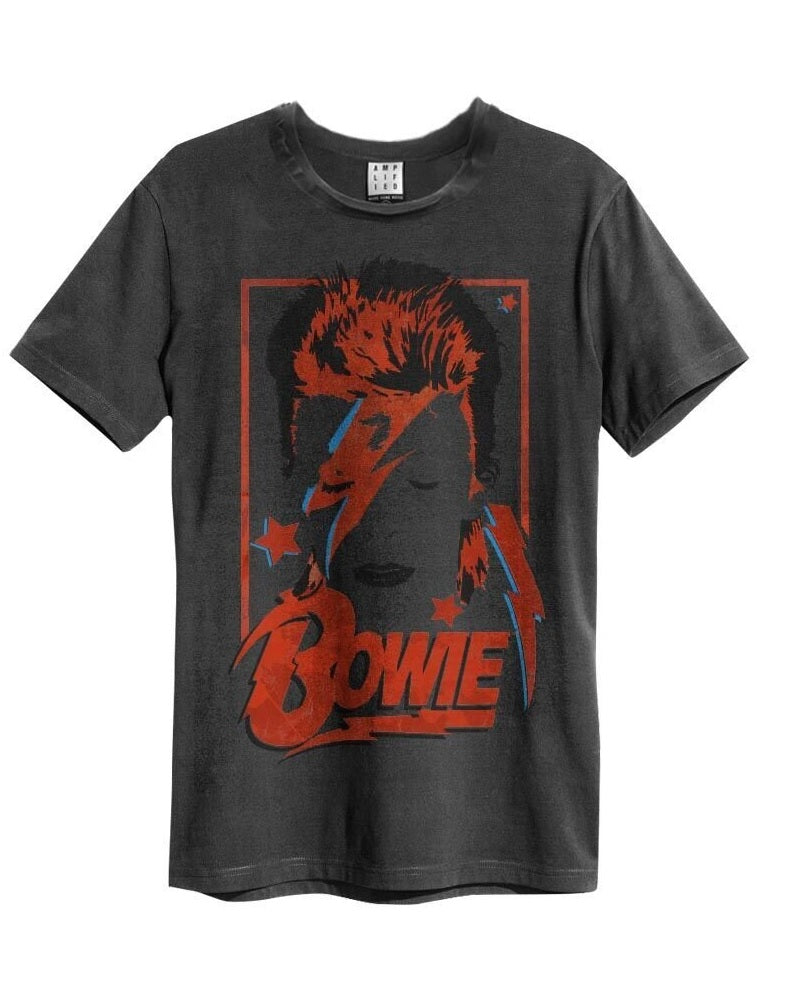 Bowie famous Tshirt, Red and black printed, beautiful design