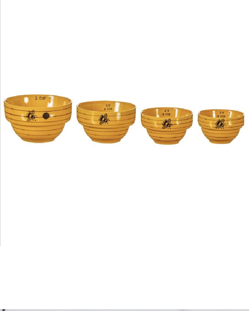 Sass and Belle Bee Measuring Bowls, beehive design.
