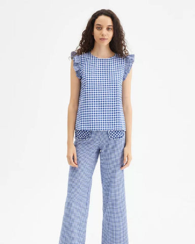 Vichy Gingham Top