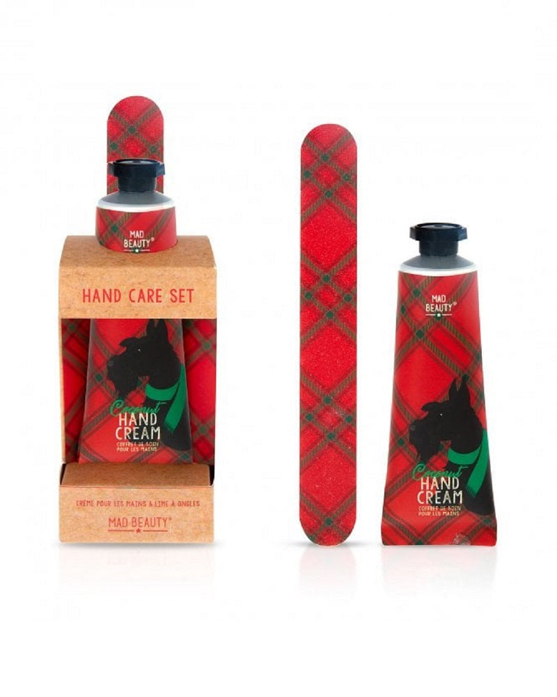 Scottish Dog Coconut Scented Hand Care Set