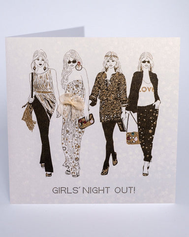 Girls Night Out Greetings Card